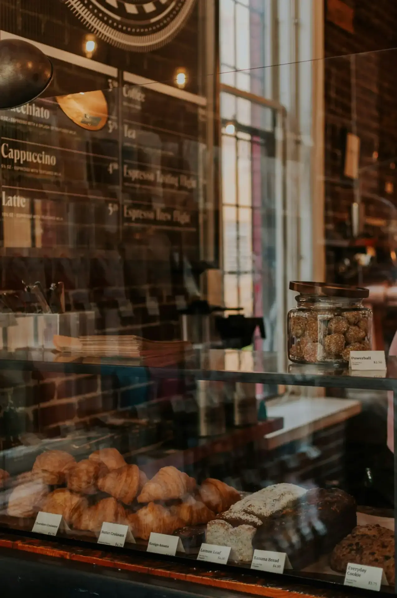 Vitrine de pâtisseries
